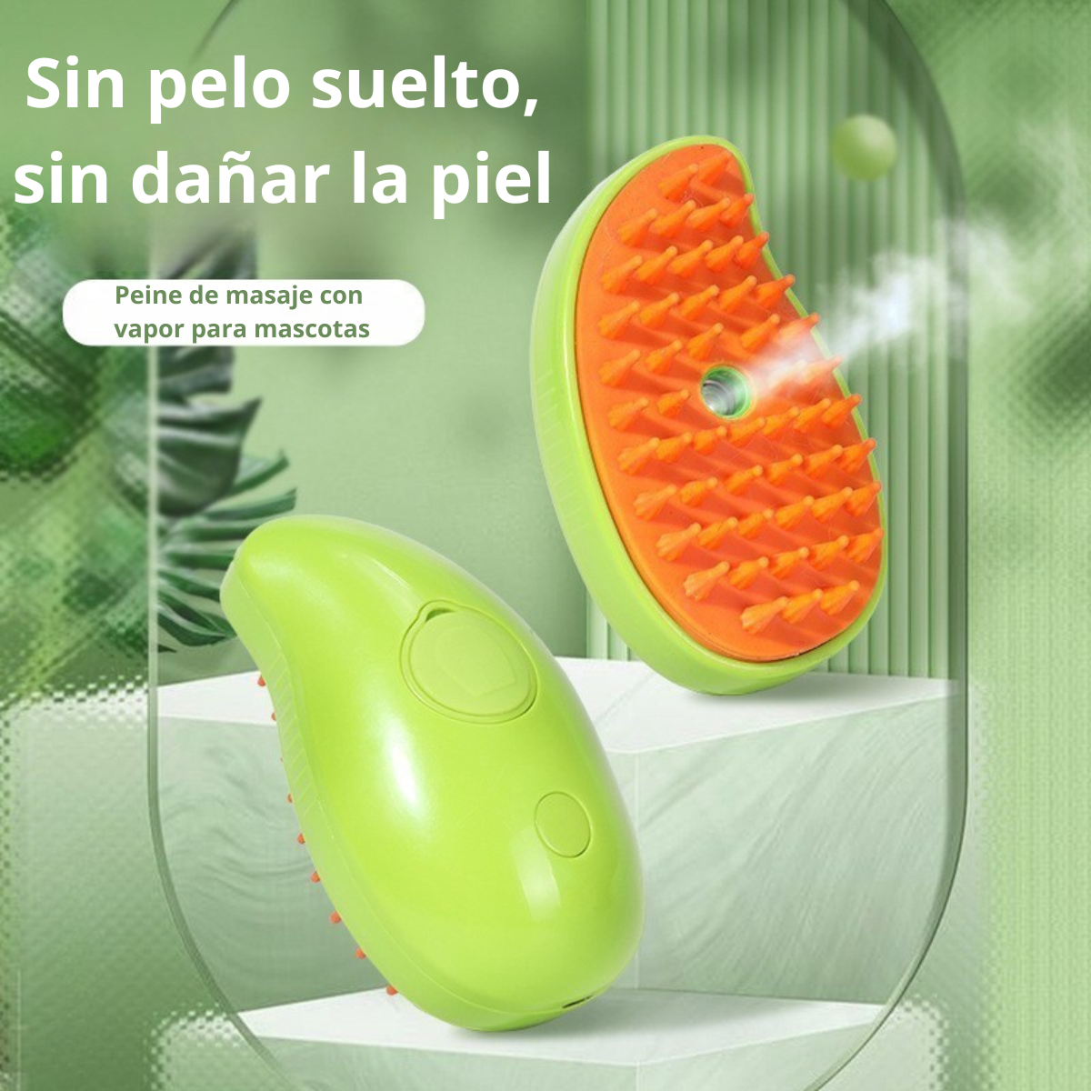 Cepillo a Vapor para Mascotas